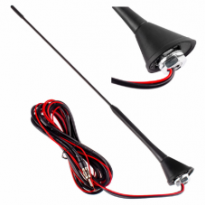 Automobilinė antena stogo su stiprintuvu 20dB 40cm AMiO ANT08